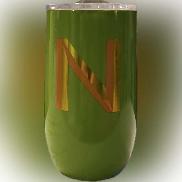 MONOGRAM GIFT NWT Dbl Wall Stainless Tumbler wLid A C D J K K L M N P R - Picture 10 of 13